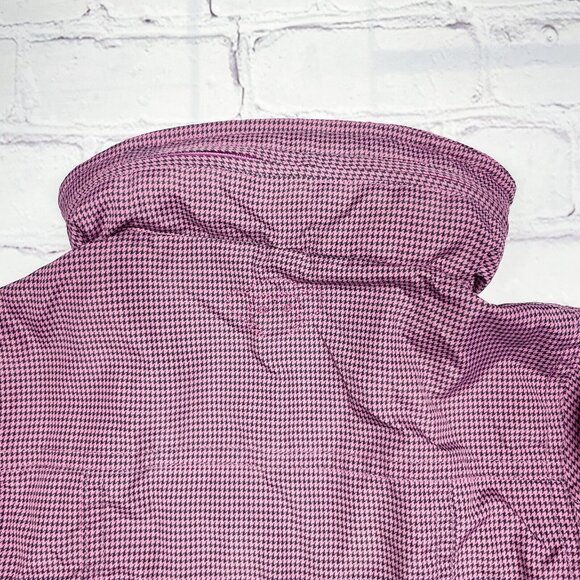 Appaman 2T Lightweight Nylon Windbreaker Jacket Lined Pink Black Houndstooth - Picture 7 of 11